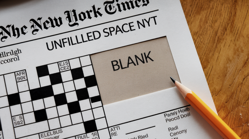 Unfilled Space NYT