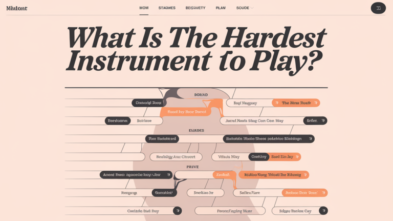 What is the Hardest Instrument to Play